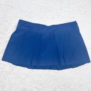Lands' End Navy Blue Active Skort